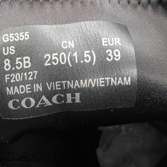 Coach Black GRACIE SUEDE BOOTIE Size 8.5B - Picture 6 of 15